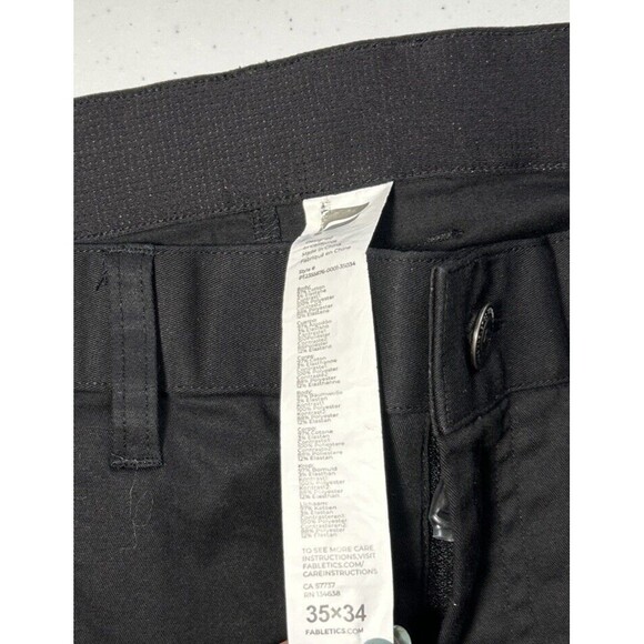 Fabletics Men's Black Slim Fit The High Side Chino Pants Sz Read Description - Picture 4 of 5